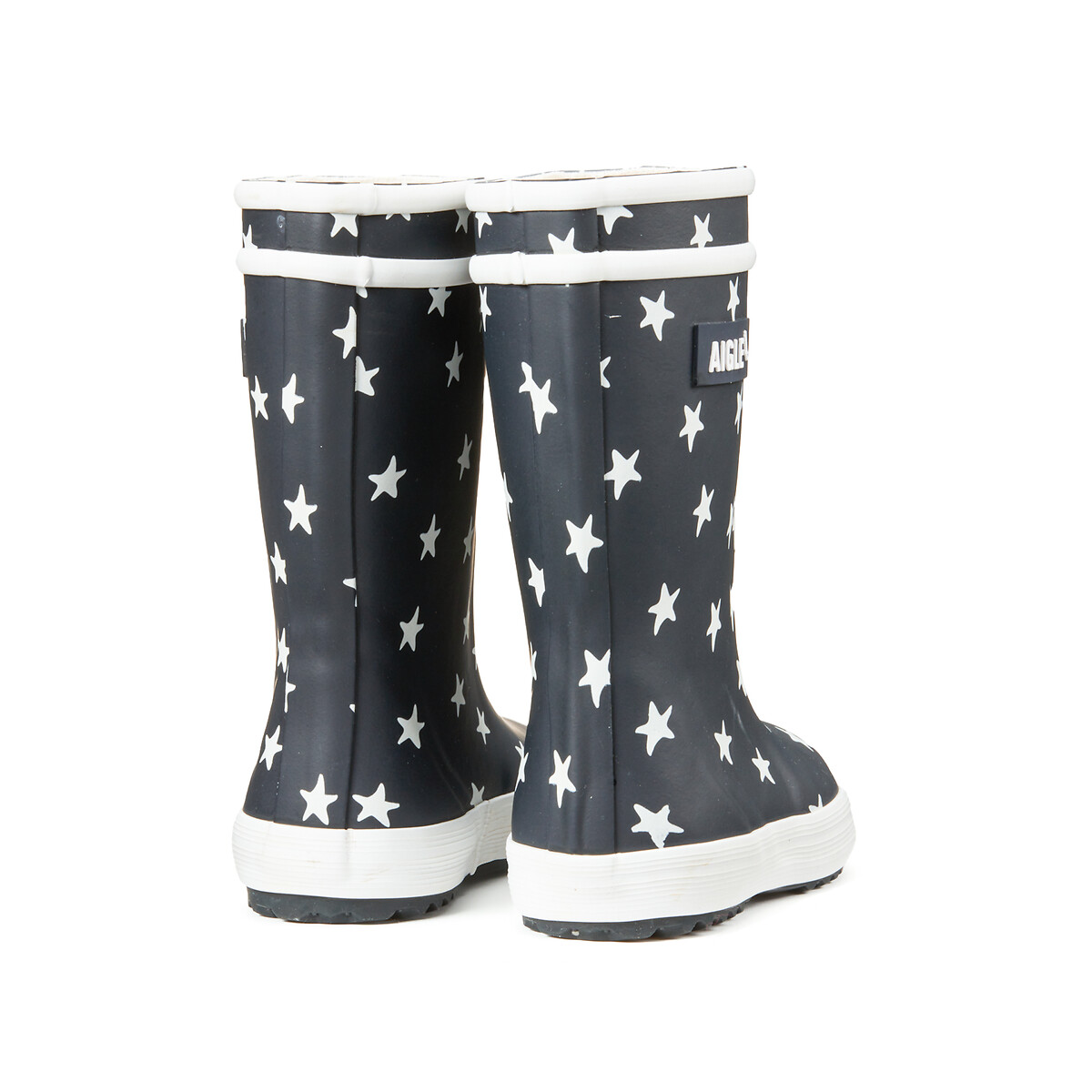 Bottes de pluie Lolly Pop Play2 imprimé étoile fond marine, AIGLE