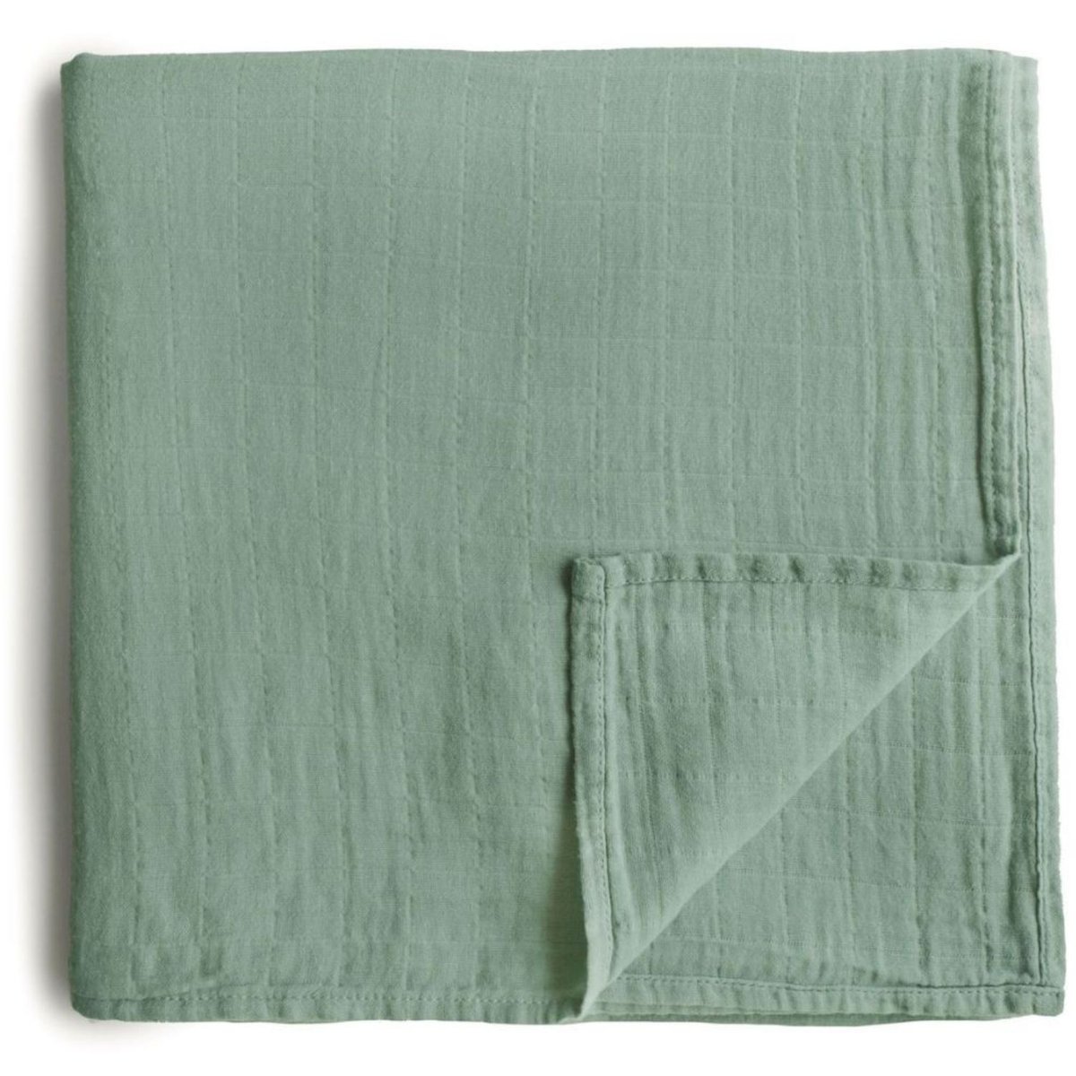 Maxi lange en coton bio vert d'eau, MUSHIE