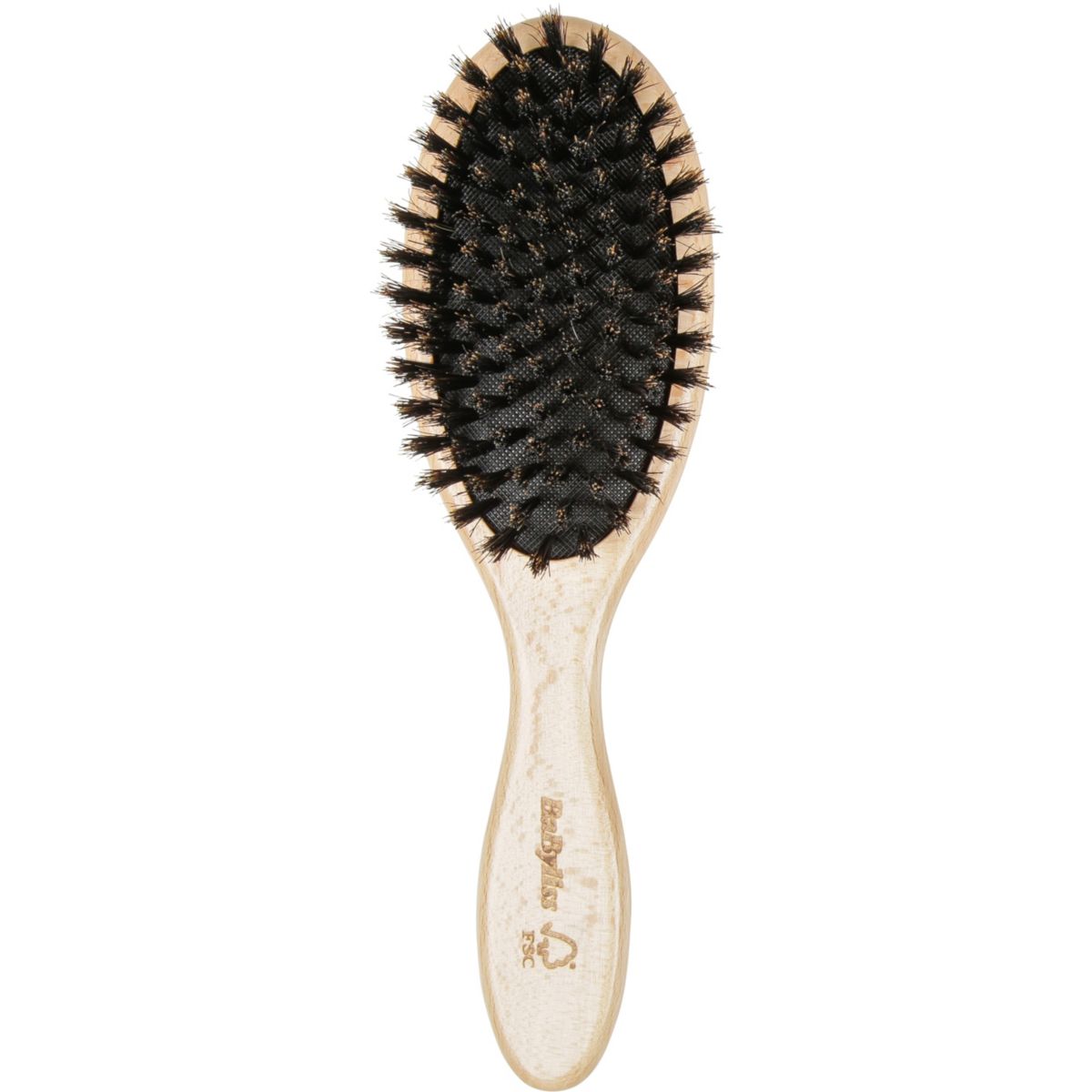 Brosse à cheveux en bois sanglier - Douceur et Brillance couleur unique, BABYLISS