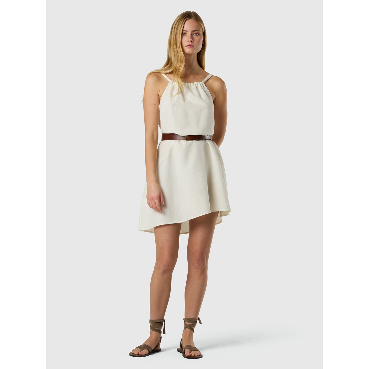 Robe à décolleté fronce-cordon guimauve, NORTH SAILS