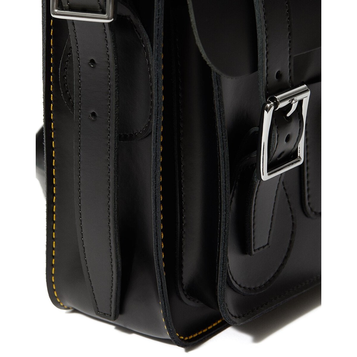 Borsa a tracolla in pelle liscia nero , DR. MARTENS