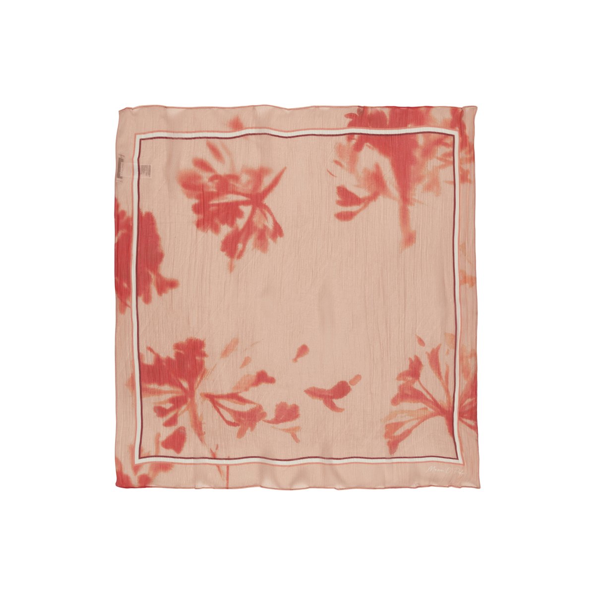 Foulard avec un imprimé décontracté orange, MARC O'POLO