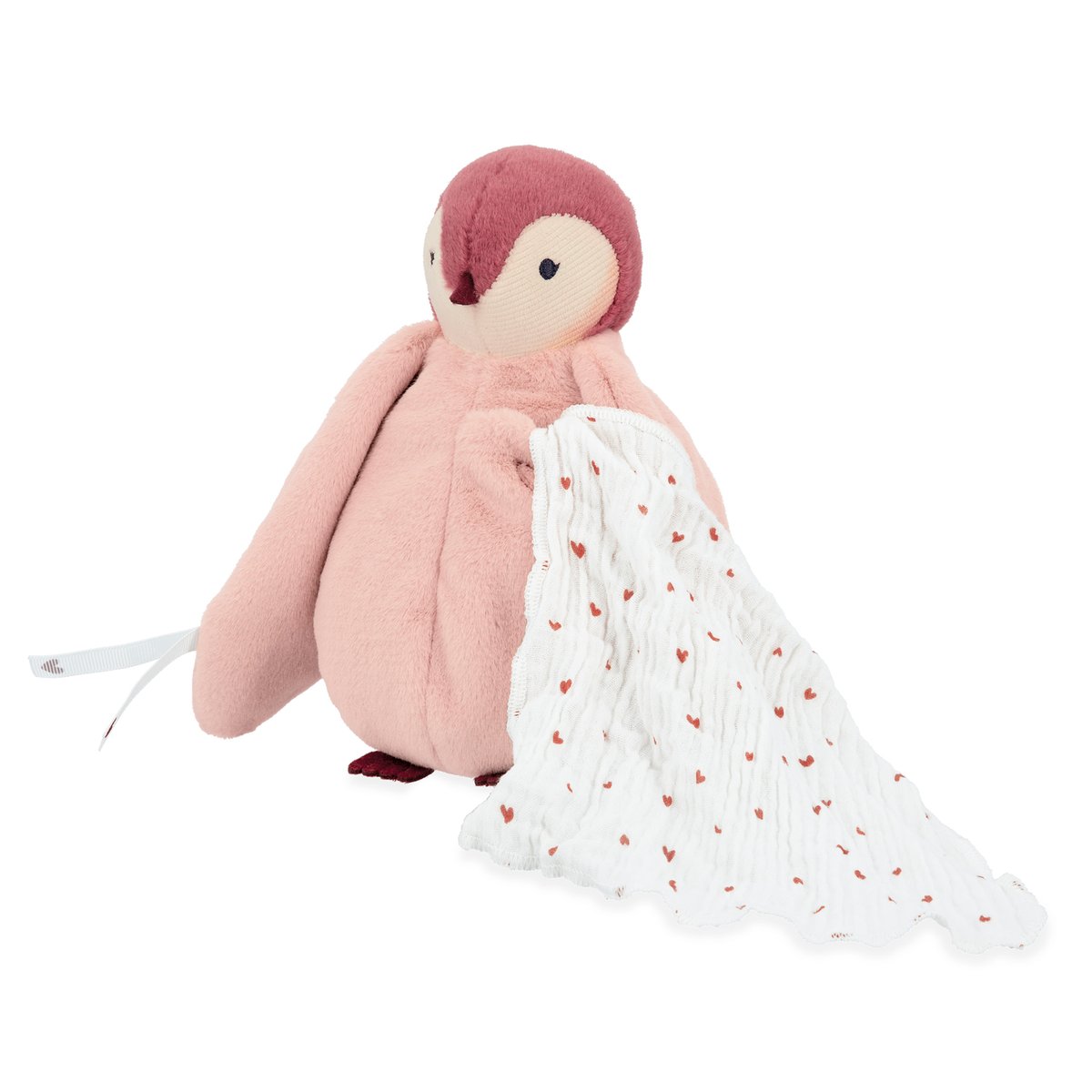 Complices - peluche à bisous manchot - rose - 20cm rose, KALOO