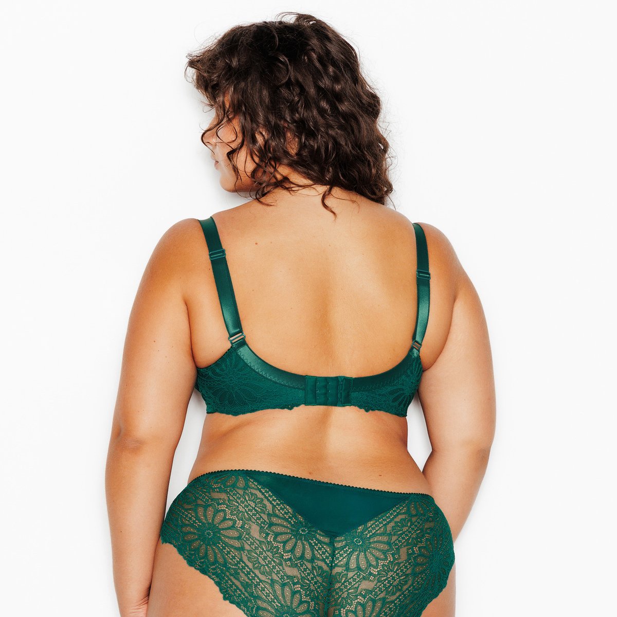 Soutien-gorge corbeille JANNEL vert fonce, ROUGEGORGE LINGERIE