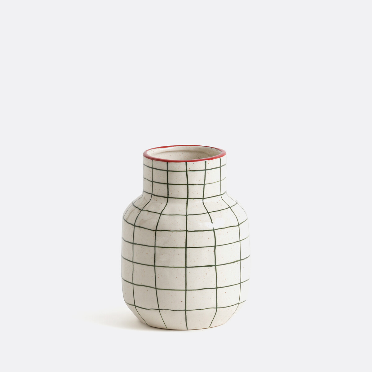 Vase en céramique à carreaux H14,4 cm, Neios multicolore, LA REDOUTE INTERIEURS
