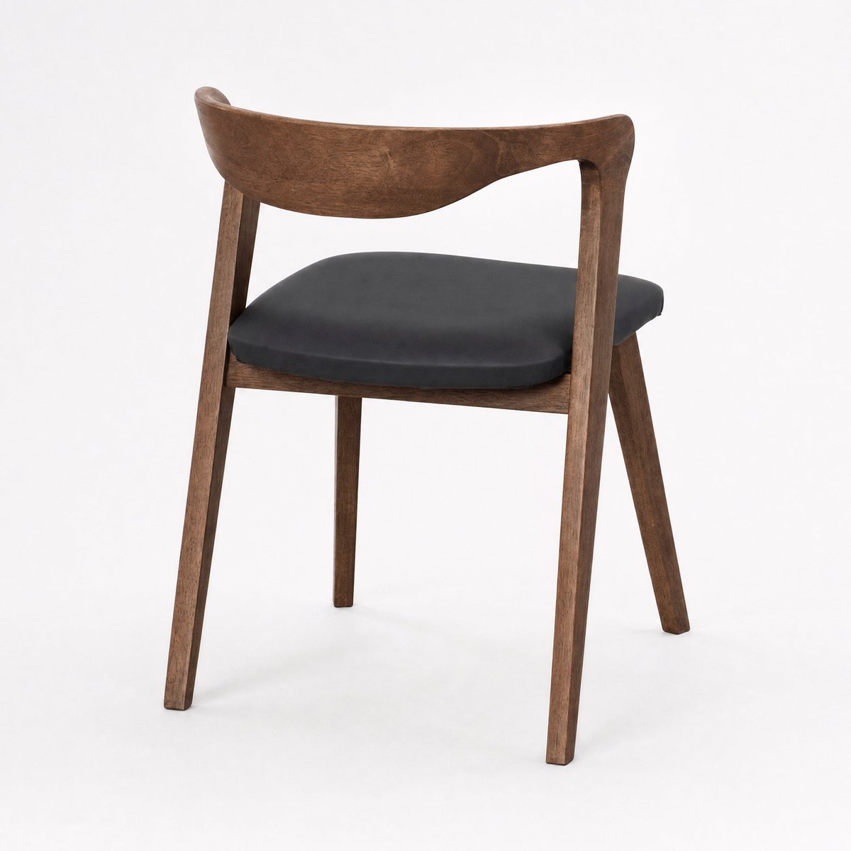Chaise en cuir synthétique - VEGA marron, MAISON PAVANE