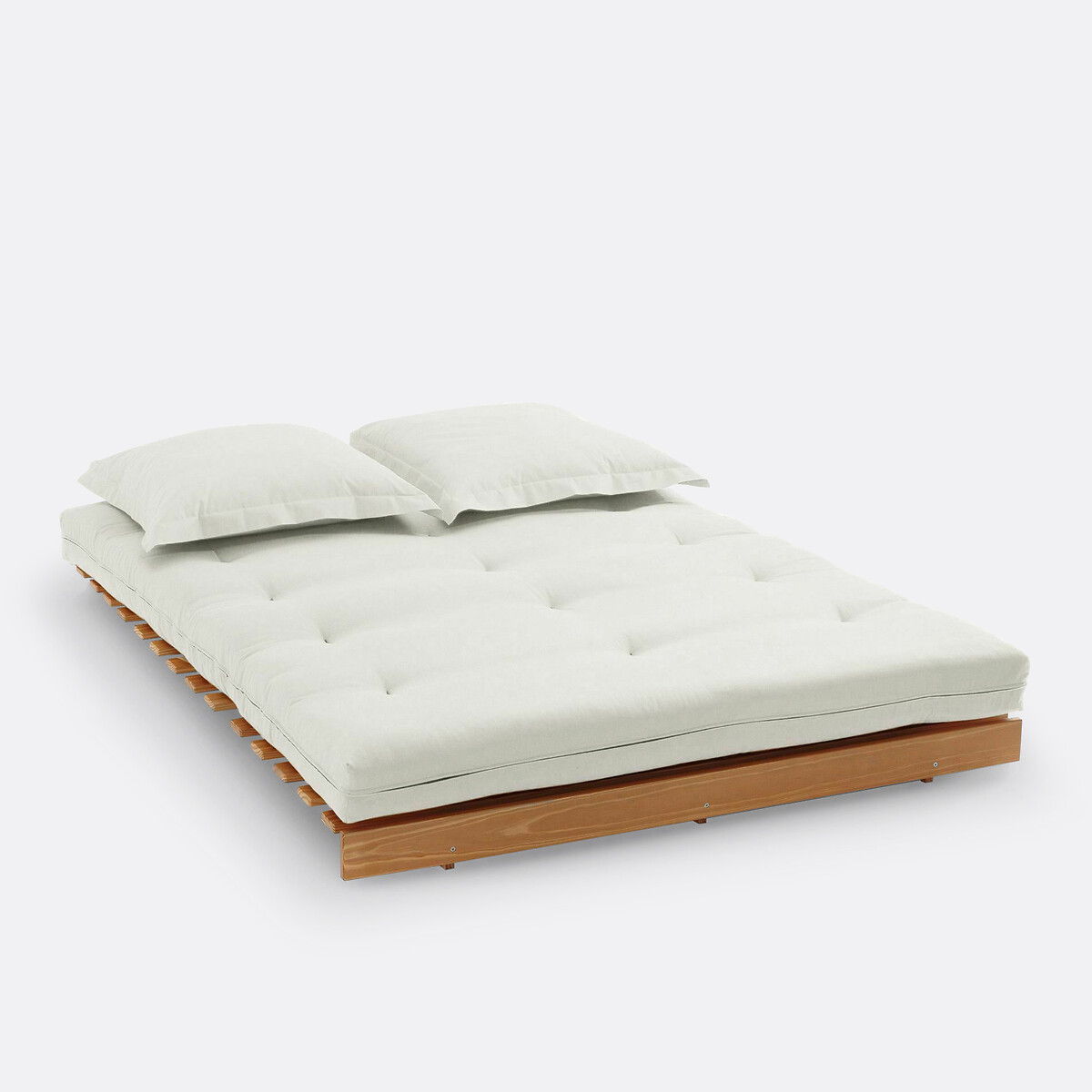 Futonmatras van katoenschuim, THAÏ ecrubeige, LA REDOUTE INTERIEURS