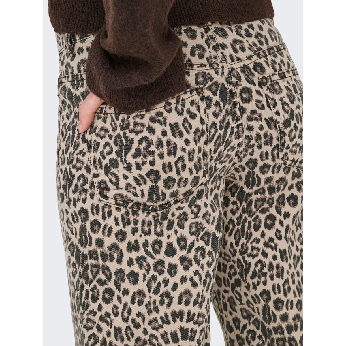 Jean À Jambe Large washed black, ONLY