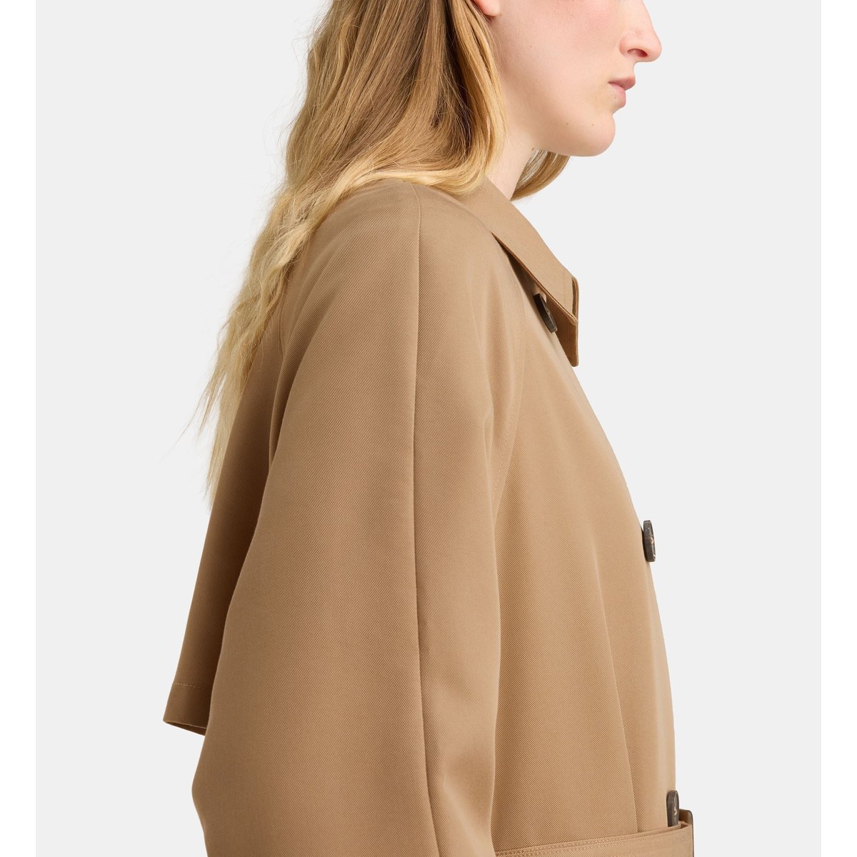 Trench long bjorn oversize beige moyen, GALERIES LAFAYETTE