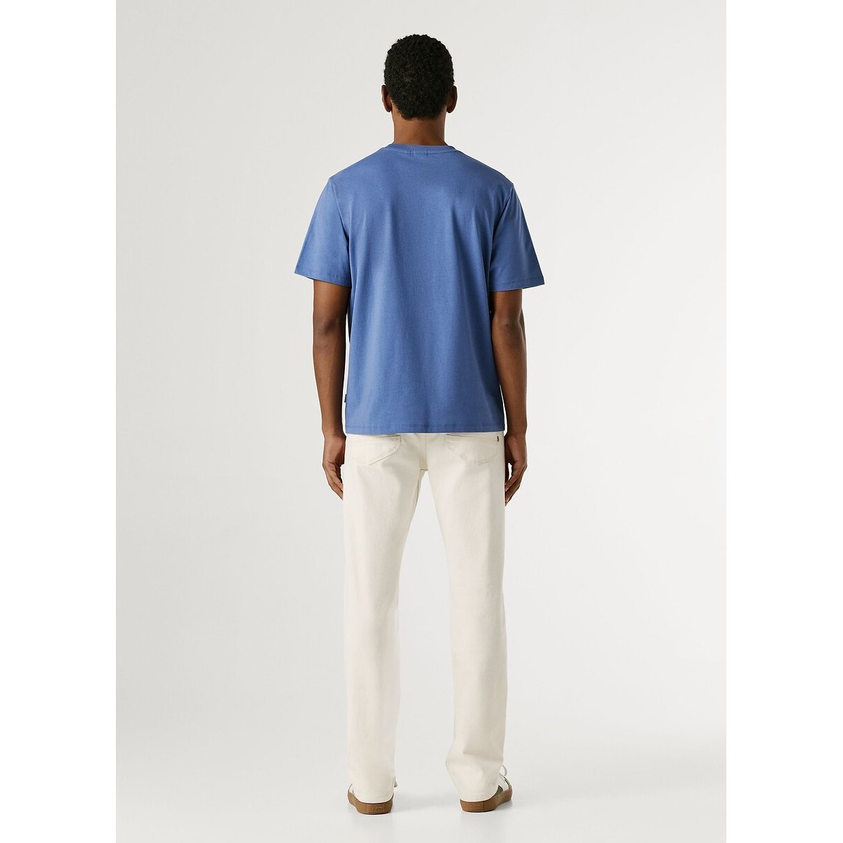 T-shirt manches courtes CONTRAST CONNOR bleu, PEPE JEANS