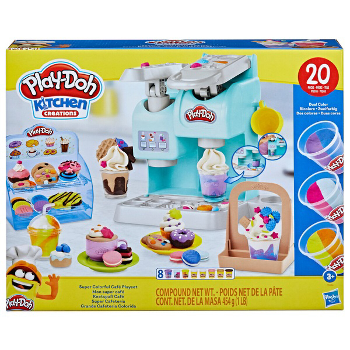 Set de jeux Café Creations Cuisine Play-Doh multicolore, HASBRO