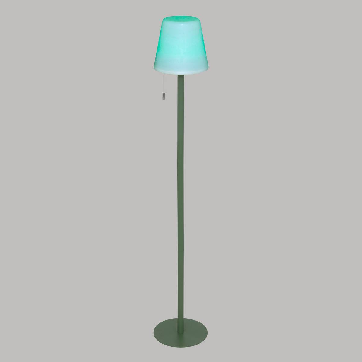 Lampadaire d'extérieur nomade LED rechargeable ZACK vert olive, ATMOSPHERA