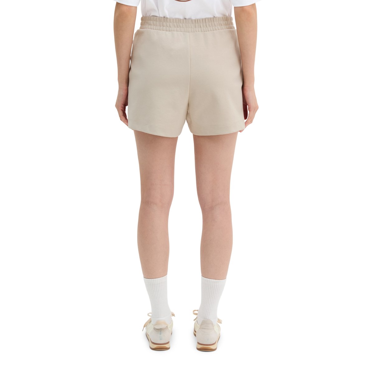 MOP Club '67 Sweat Short en mélange de coton organique gris, MARC O'POLO
