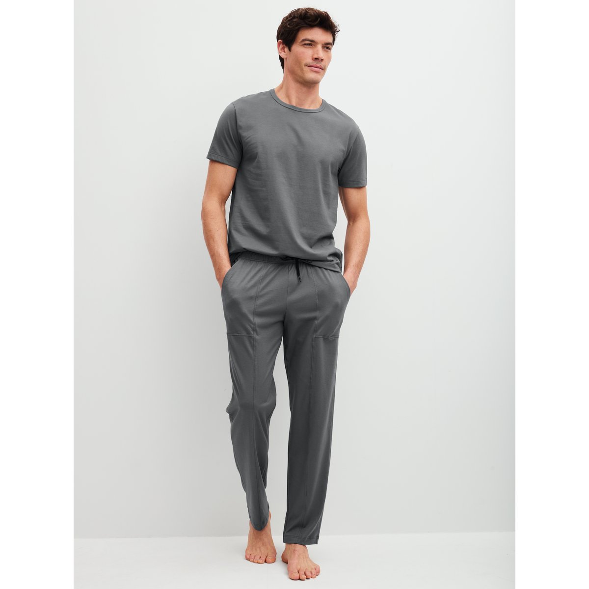 Pantalon Coton RMX SLEEP WEEKEND tornado grey, CALIDA