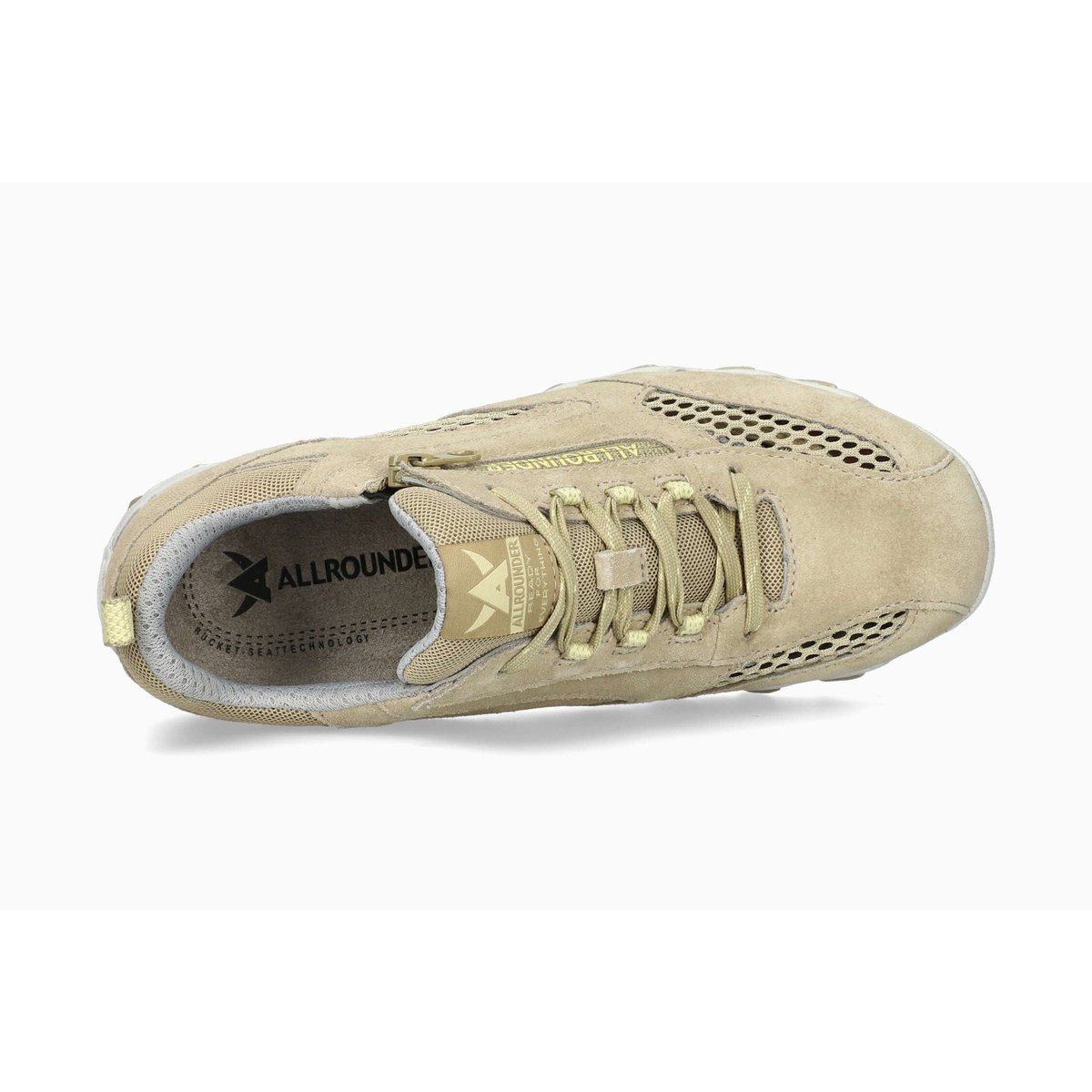 Baskets en cuir NAIRA vert 2007, MEPHISTO