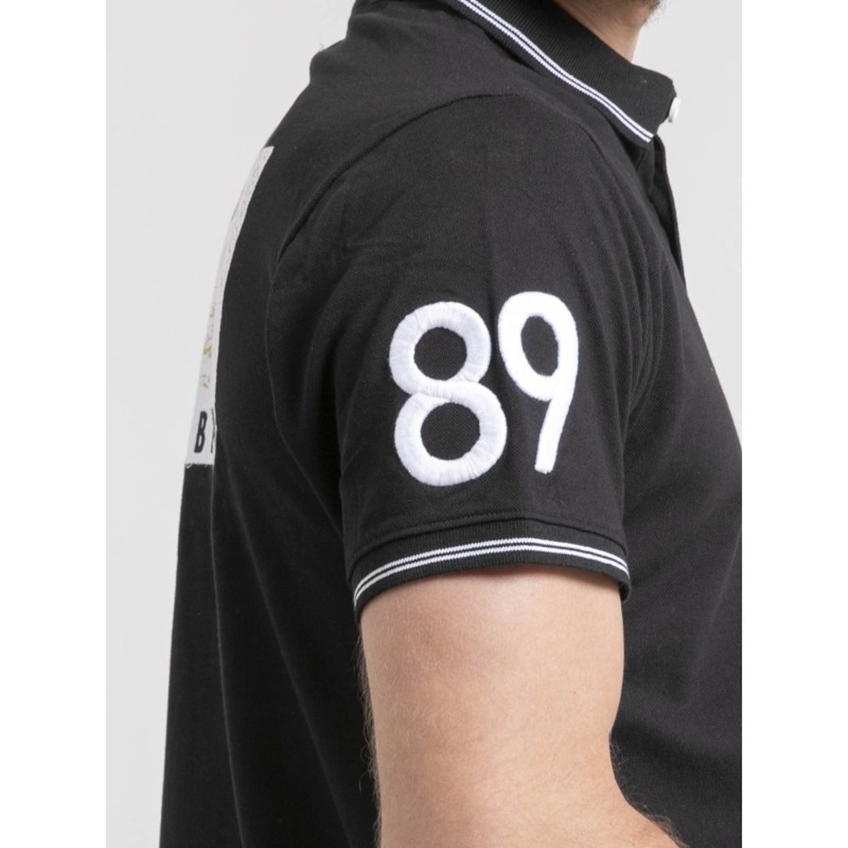 Polo Manches Courtes Pur Coton Pahdu noir, RITCHIE