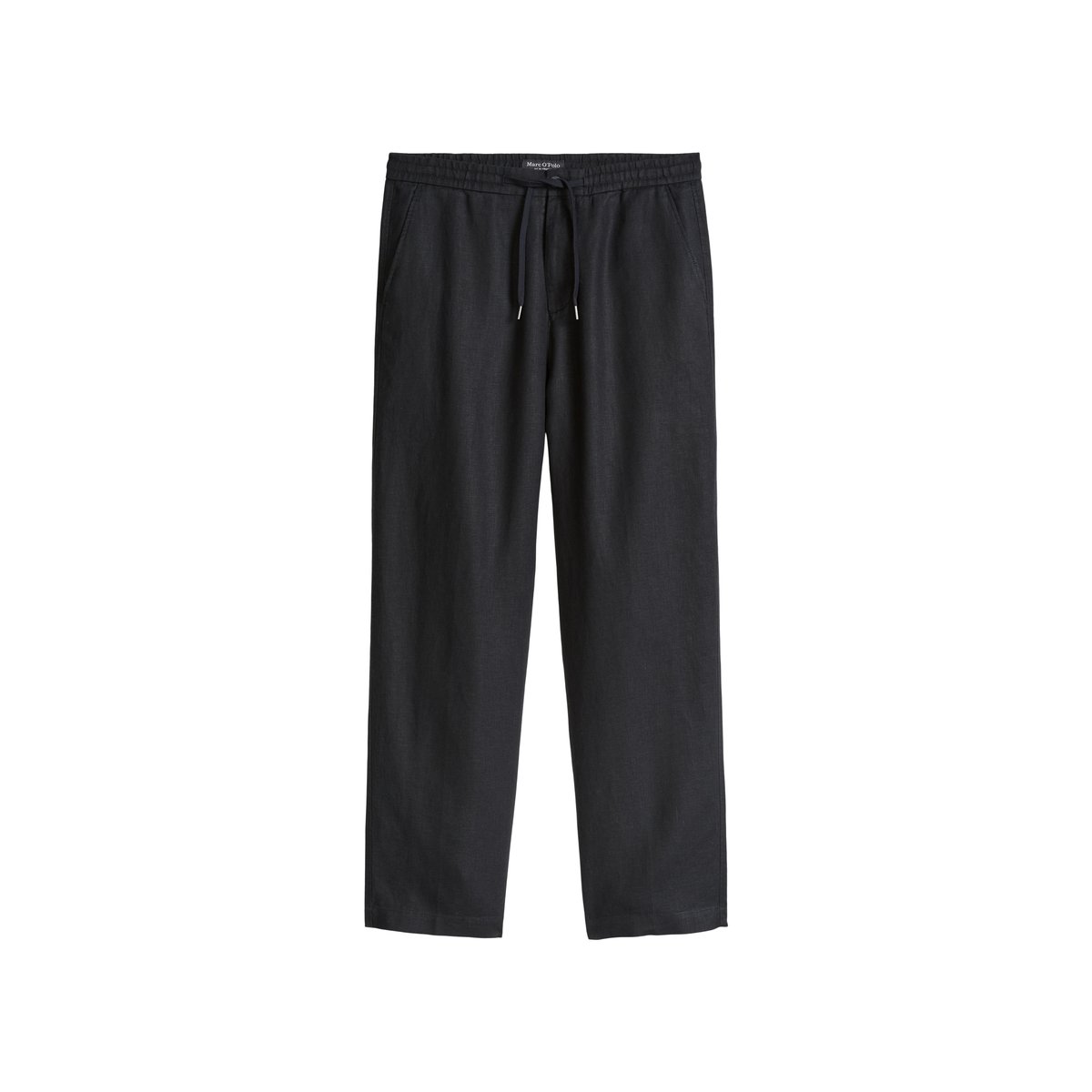 Pantalon Modèle Mossbo Jogger loose en lin fin noir, MARC O'POLO