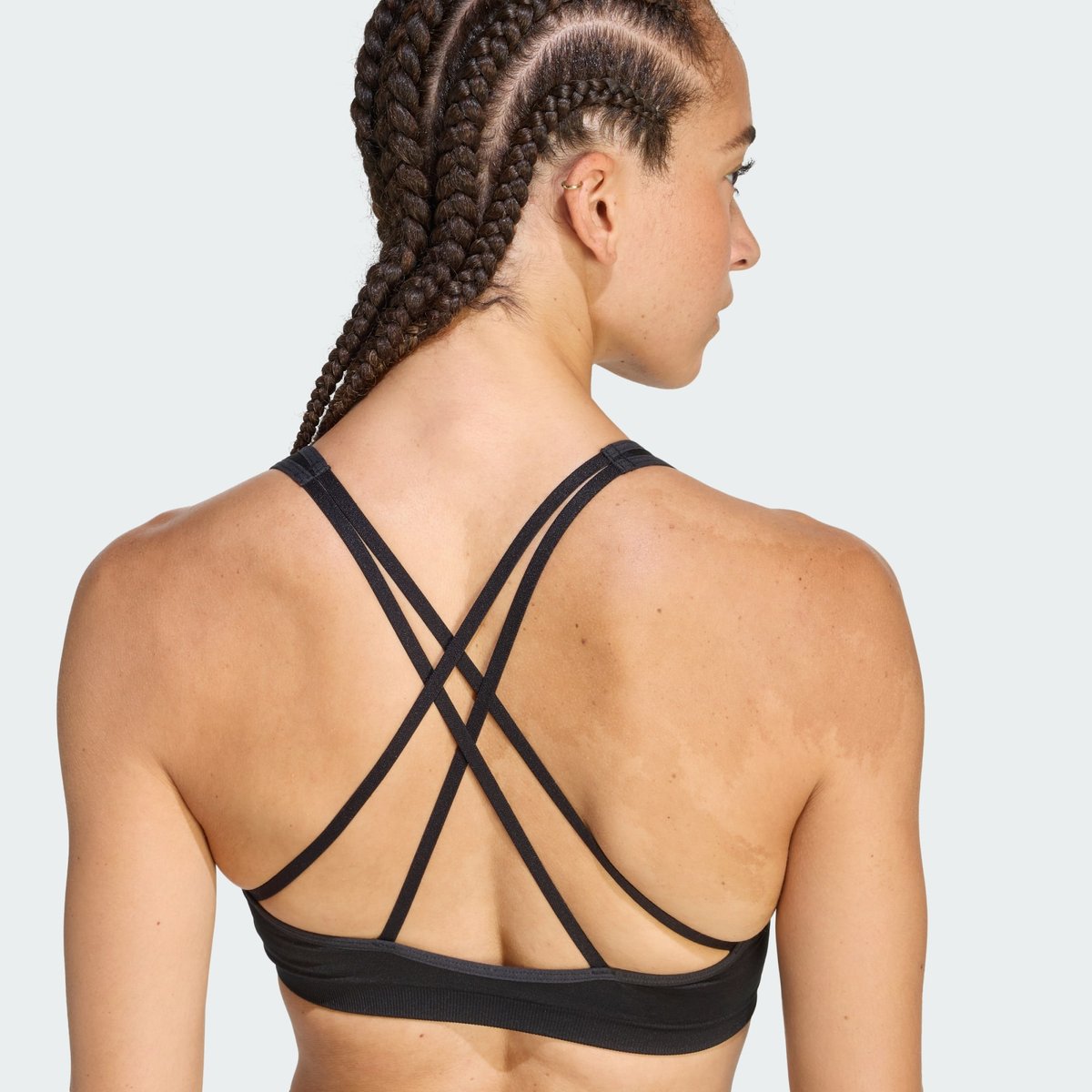 Brassière D'entraînement Maille Essentials Maintien Léger Brassière D'entraînement Maille Essentials Maintien Léger black, adidas Performance