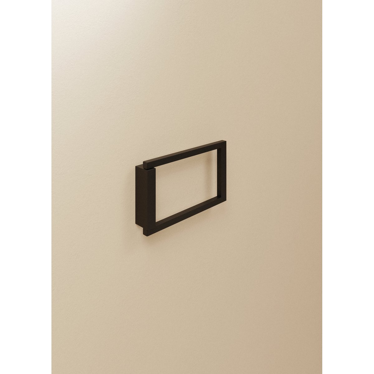 Porte Serviette Anneau mural  THE GRID noir mat, COSMIC