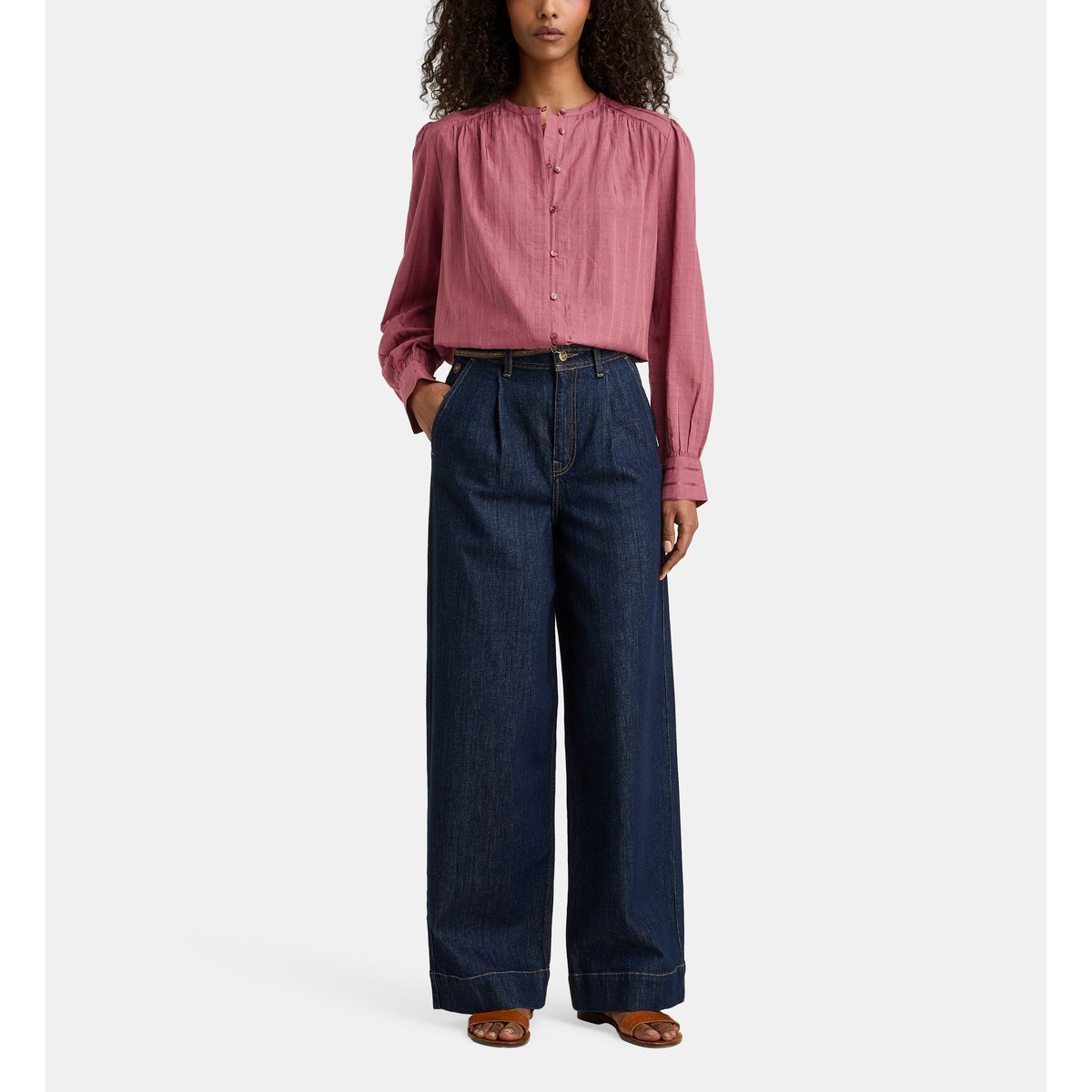 Chemise droite nash doby rose foncé, JODHPUR