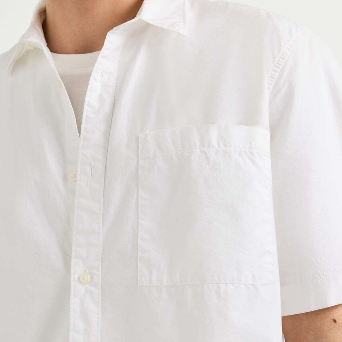 Chemise Coupe Casual En Popeline blanc, PEPE JEANS