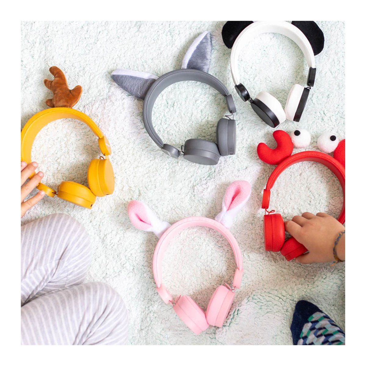 Casque audio enfant filaire Kidyears diable couleur unique, KIDYWOLF