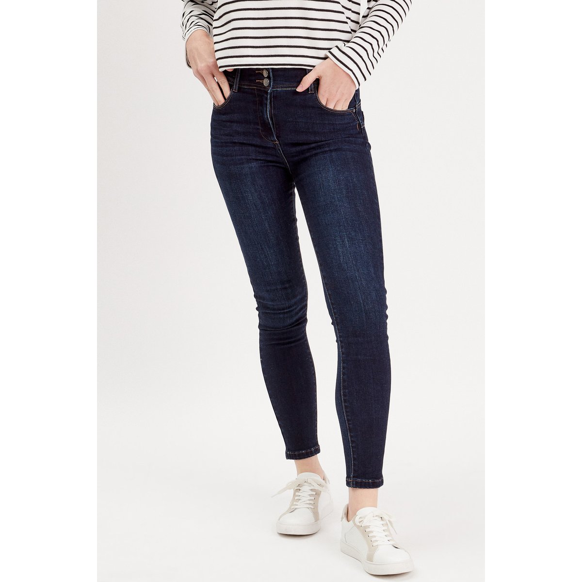 Jeans slim push-up denim brut, CACHE CACHE