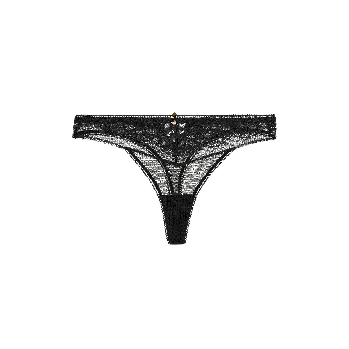 Tanga Illusion Fauve noir, AUBADE