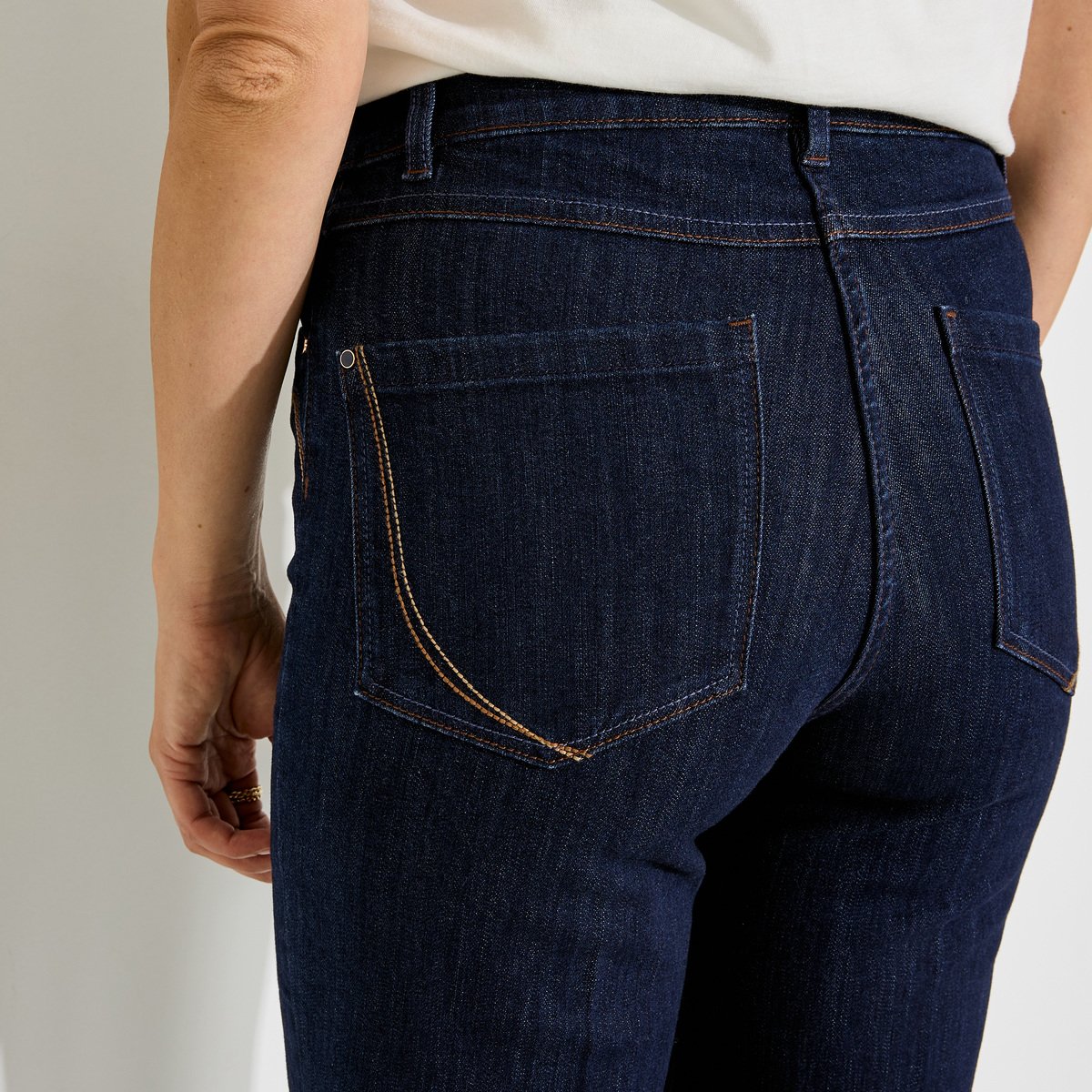 Jean flare OSLO F02 bleu brut, GRAIN DE MALICE