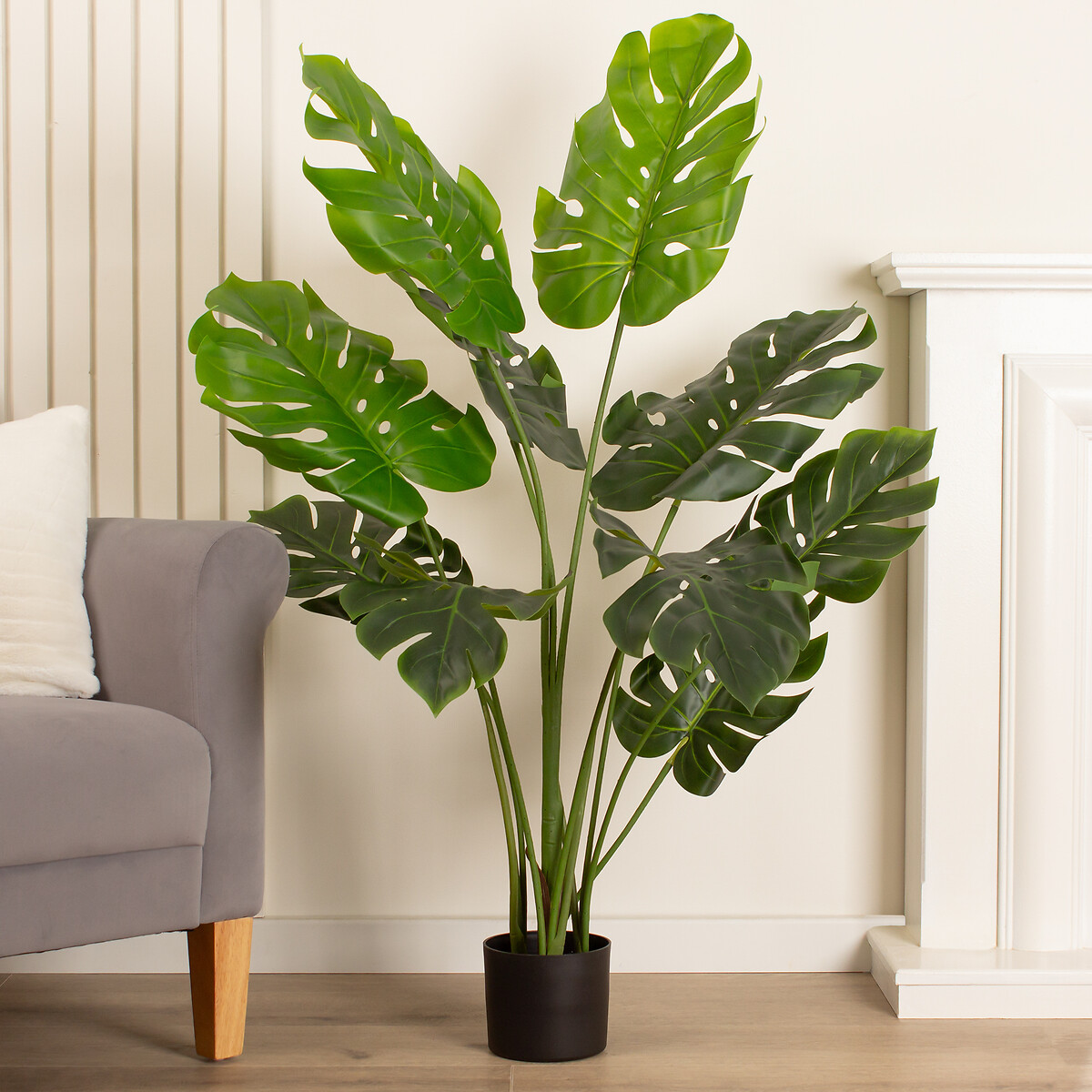 120cm Artificial Real Touch Monstera/Cheese Plant green, SO'HOME