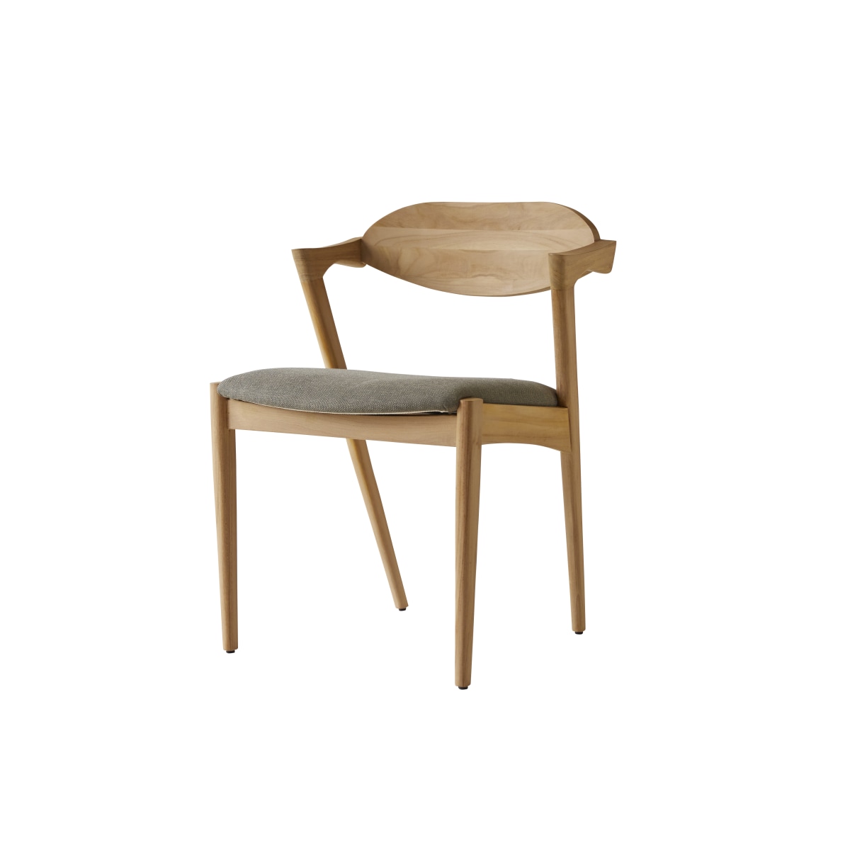 Chaise en Teck massif, GUIDO naturel, TIKAMOON