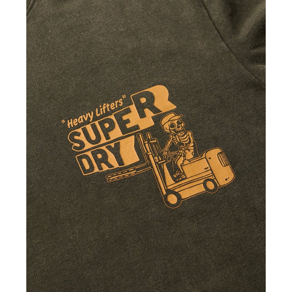 T-shirt ample Trade Tools vert olive surplus goods, SUPERDRY