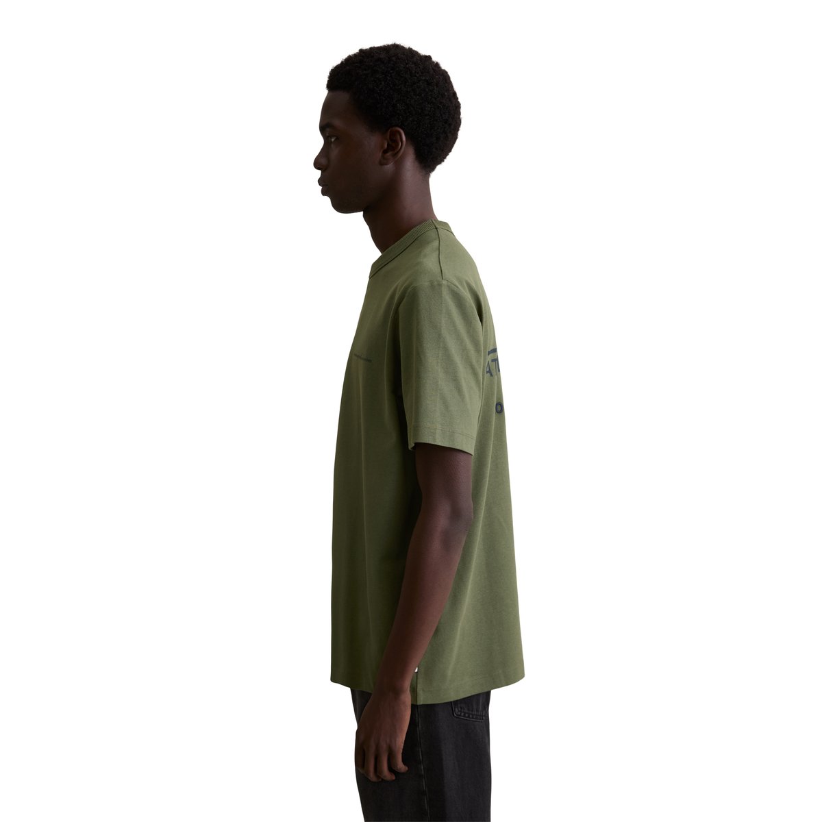 T-shirt relaxed en jersey de coton bio épais vert fonce, MARC O’POLO DENIM