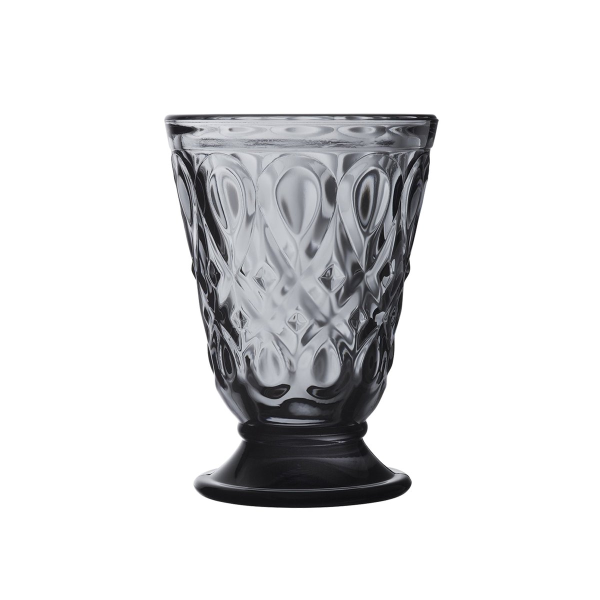 Lot de 6 verres à eau Améthyste, LYONNAIS anthracite, LA ROCHERE