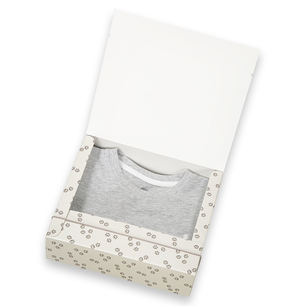 Geschenkbox, klein weiss bedruckt, LA REDOUTE COLLECTIONS
