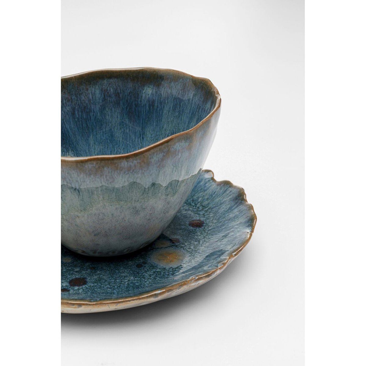 Lot de 6 tasses et coupelles, MINA bleu, KARE DESIGN