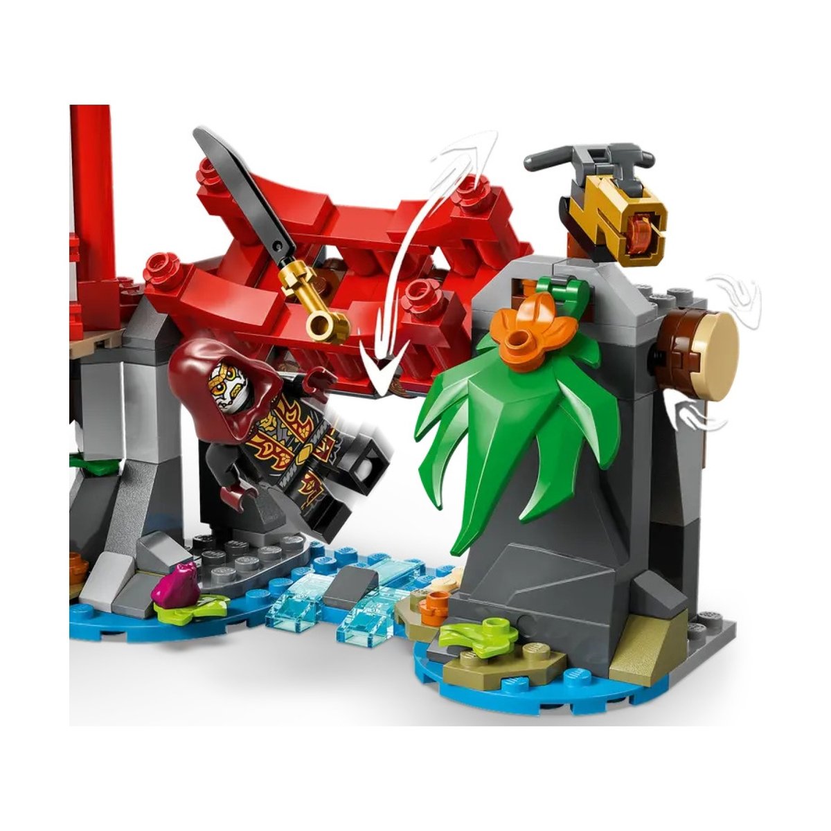 Ninjago La cabane et les véhicules des Ninjas multicolore, LEGO