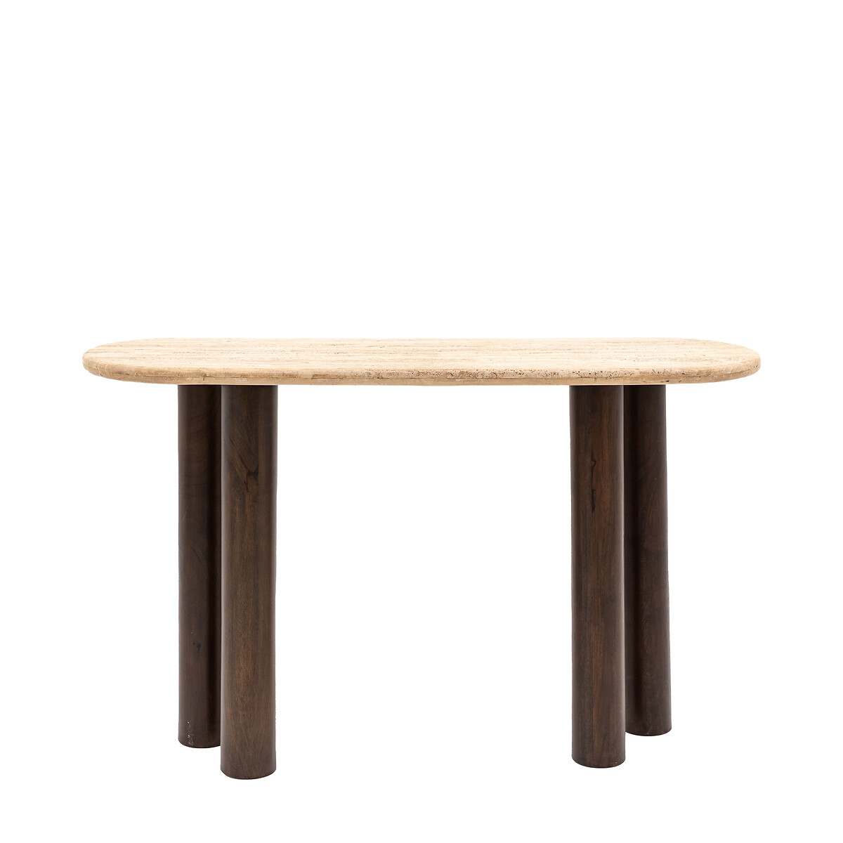 Trenton Travertine Console Table travertine, SO'HOME