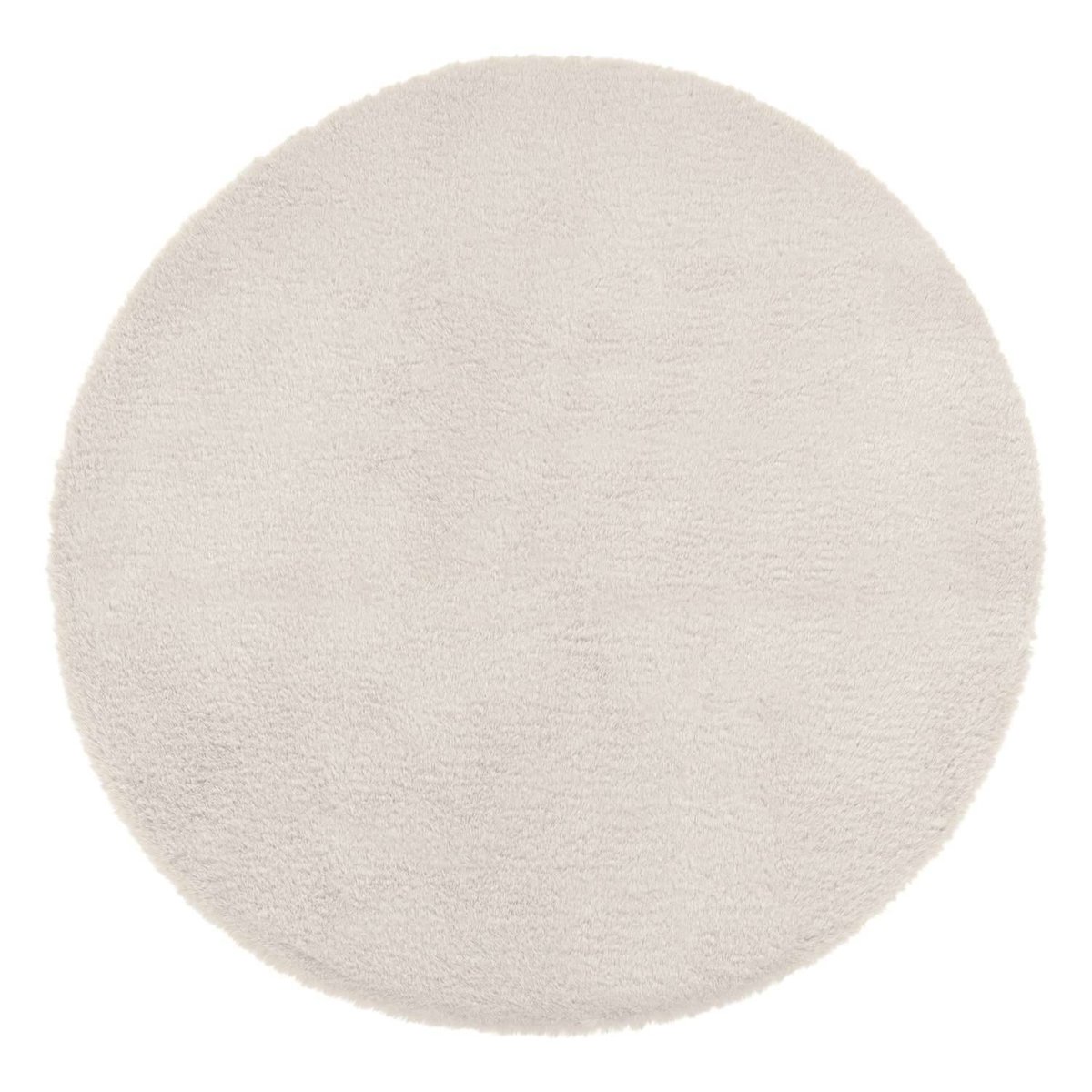 Tapis rond extra doux ivoire, ATMOSPHERA