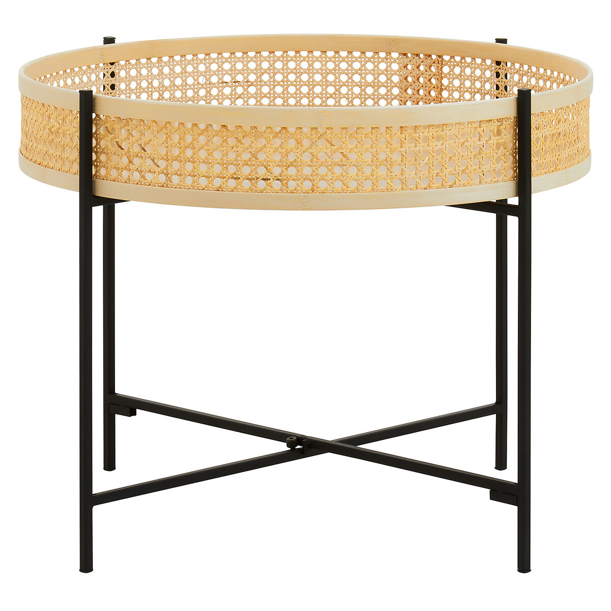 Calla Round Rattan Coffee Table natural, SO'HOME