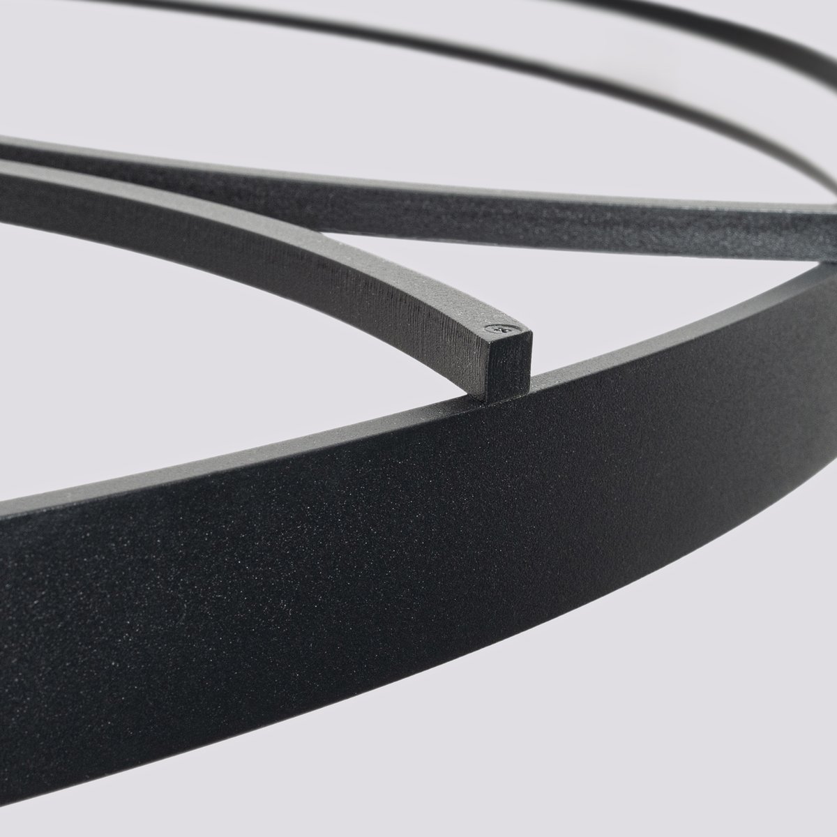 Lustre Aluminium Noir LED 1 Rio Bio noir, EDEN