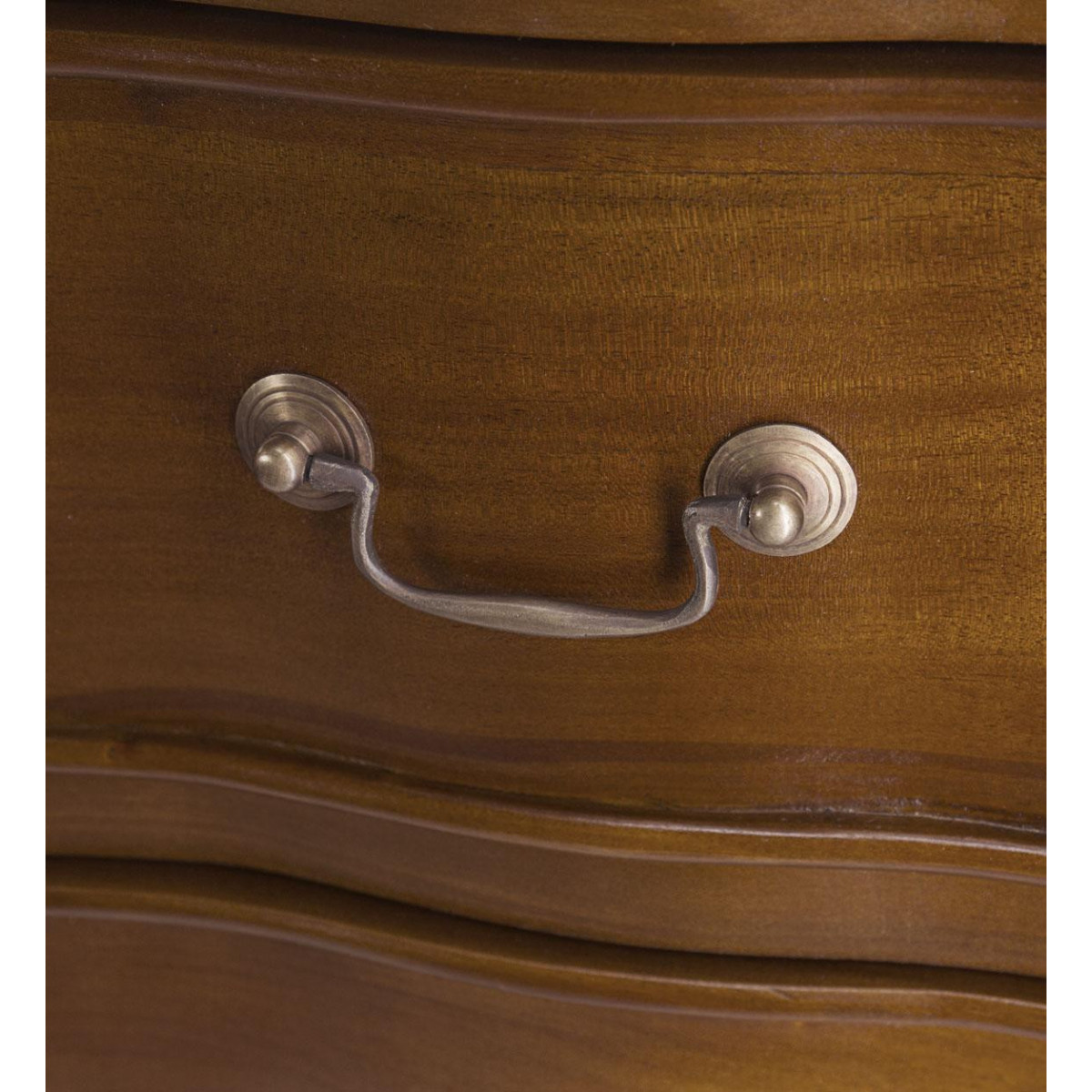 Commode 2 tiroirs bronze - HELVINIA marron, DECORATION D’AUTREFOIS