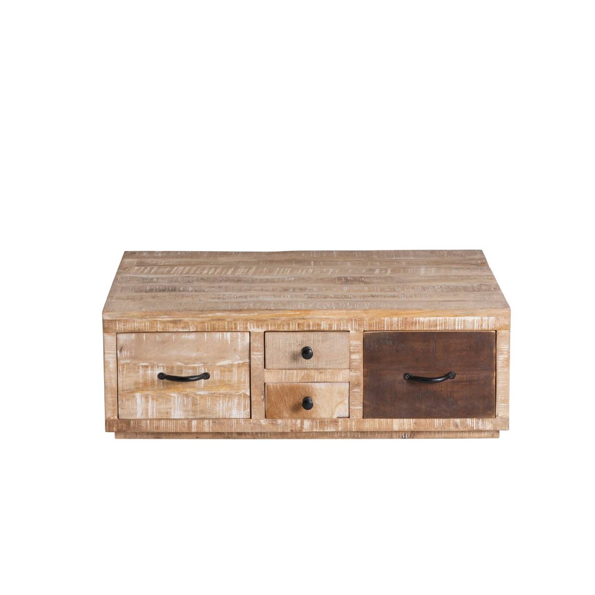 Table basse en bois de manguier PIO bois clair, MADE IN MEUBLES 