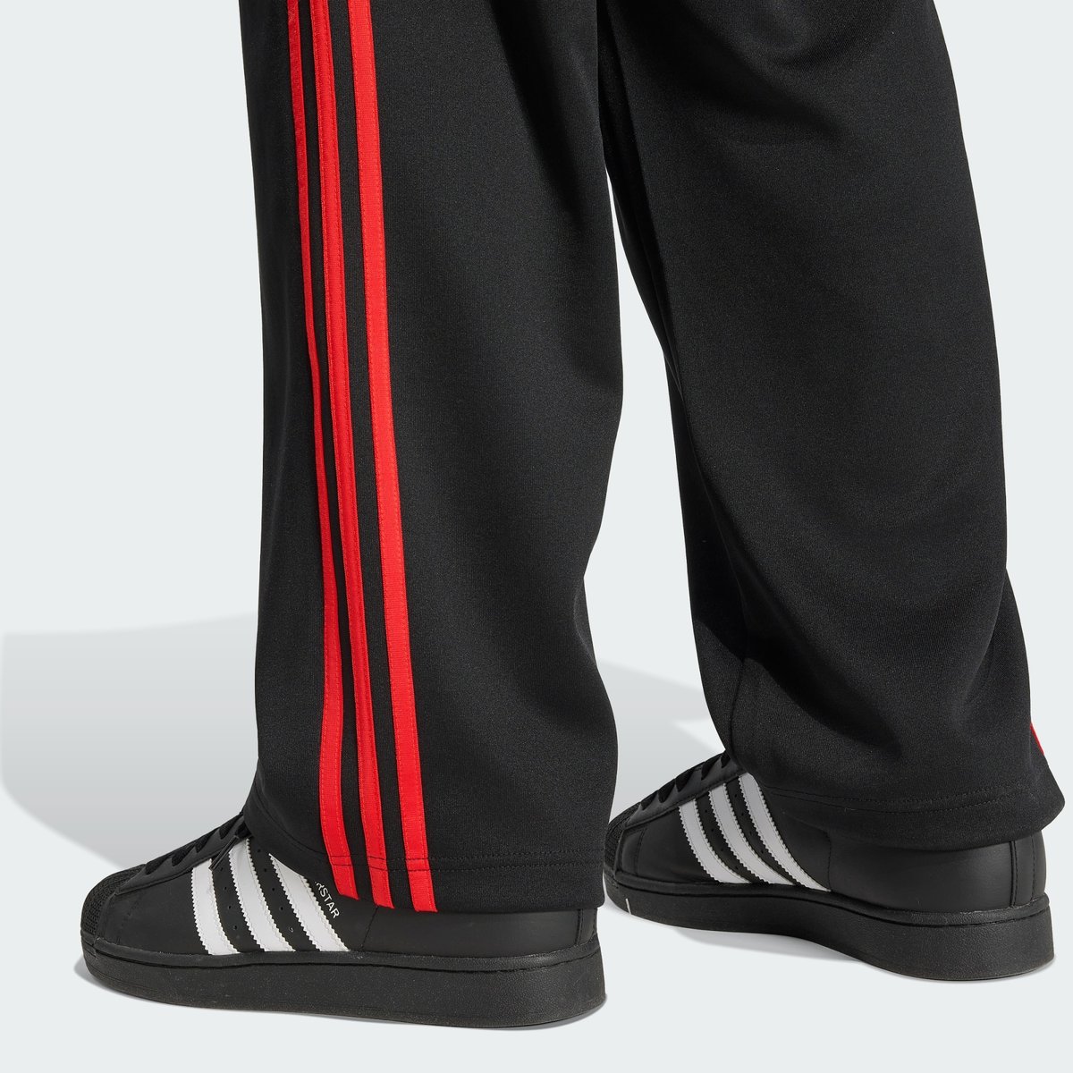Pantalon Large Adicolor Pantalon Large Adicolor black / vivid red, adidas Originals