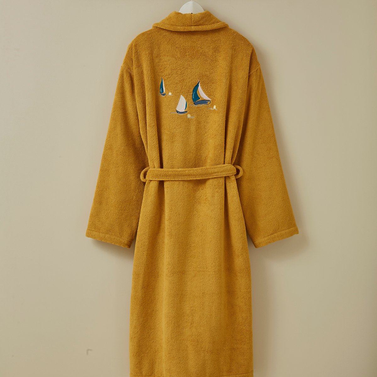 Peignoir mixte AU LARGE miel, SYLVIE THIRIEZ