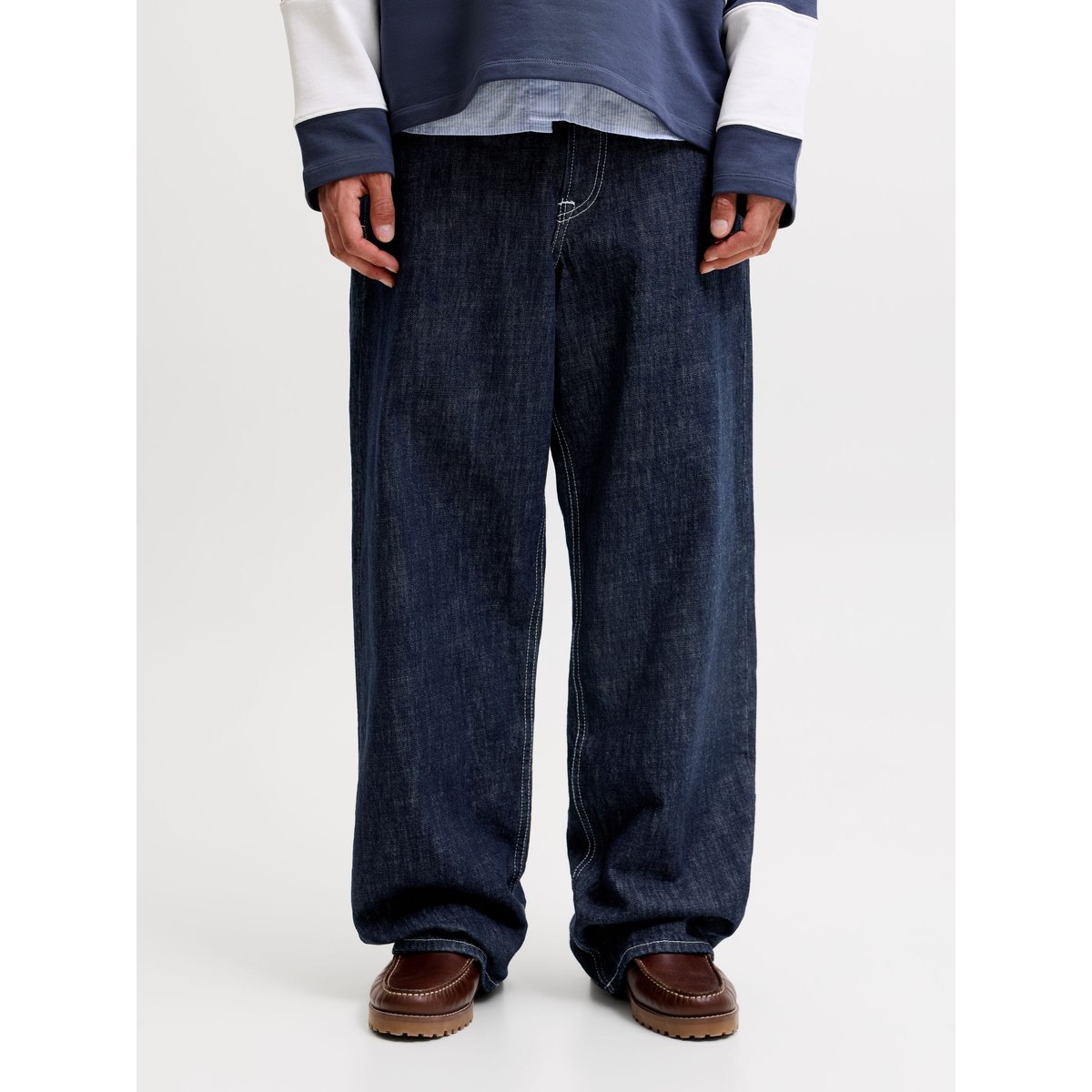 Jean À Coupe Wide blue denim, JACK & JONES