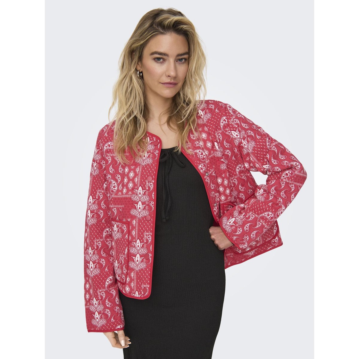 Veste Matelassée mars red, ONLY
