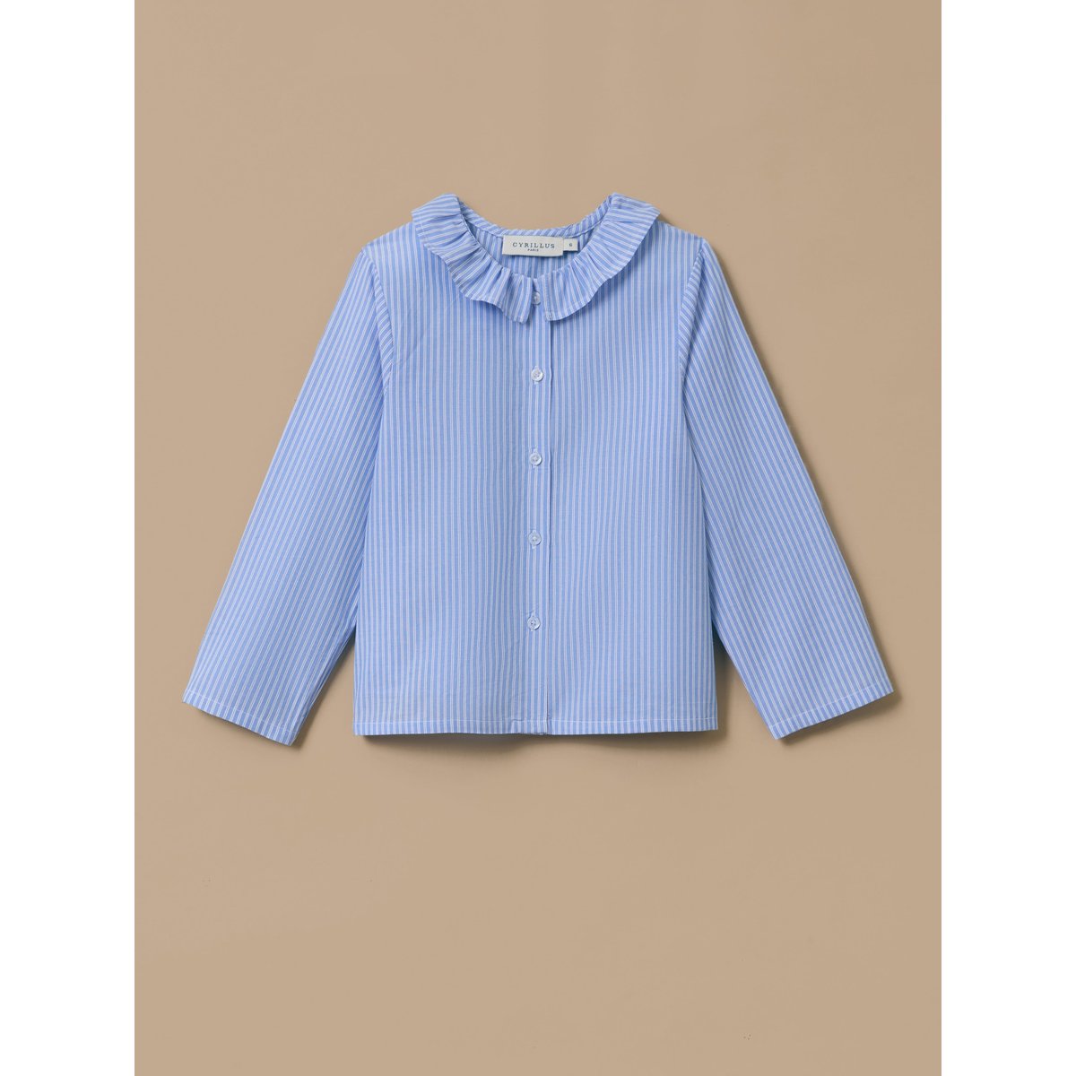 Pyjama en popeline rayé rayure bleue, CYRILLUS