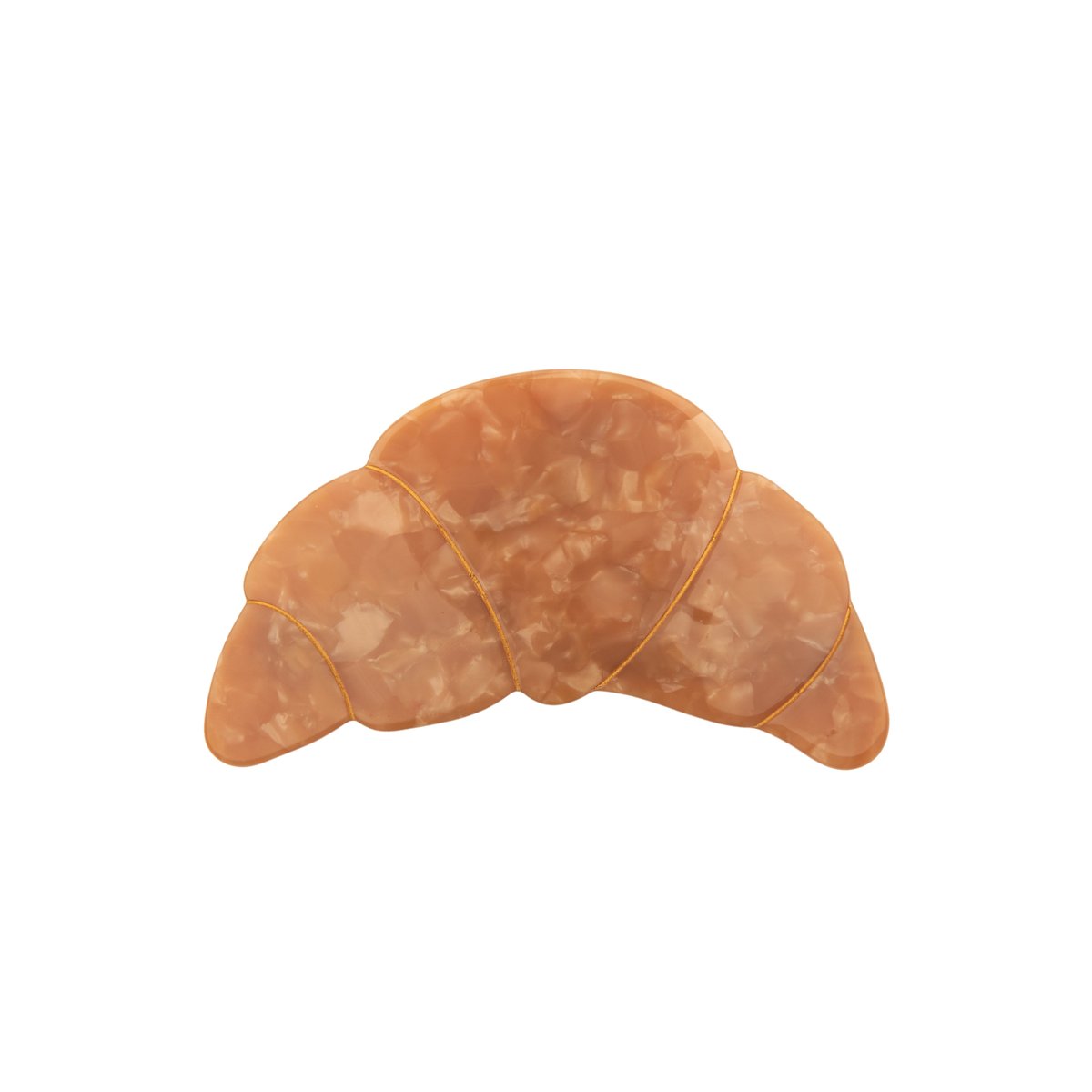 French barrette CROISSANT beige, COUCOU SUZETTE