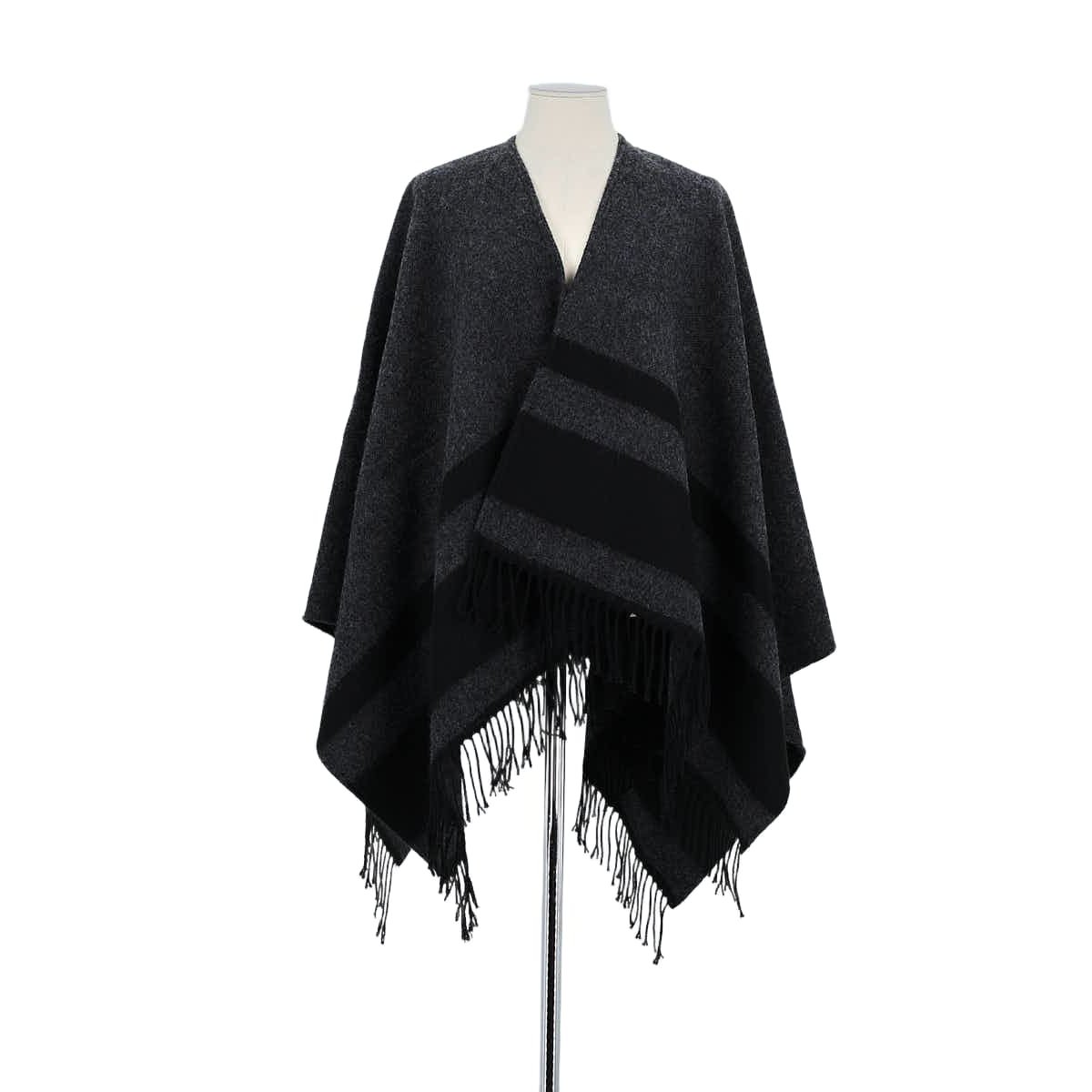 Poncho - Très Bon État gris, CLAUDIE PIERLOT
